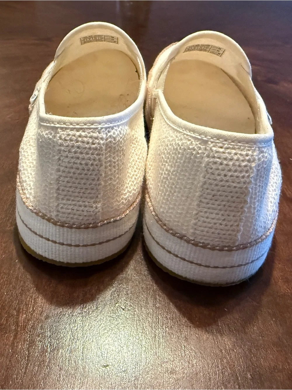 UGG Women's Slip-On Knit Sneakers in Cream